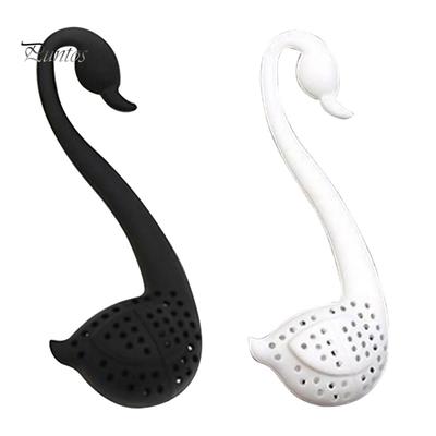 Puntos Silicone Creative Swan Hooking Tea Infuser Strainer Filter Diffuser Drink Tool