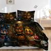 Five Nights Freddy'S Party Print 3Pcs Bedding Setduvet Cover With 2 Bedropillowcase Home Birthday Gift