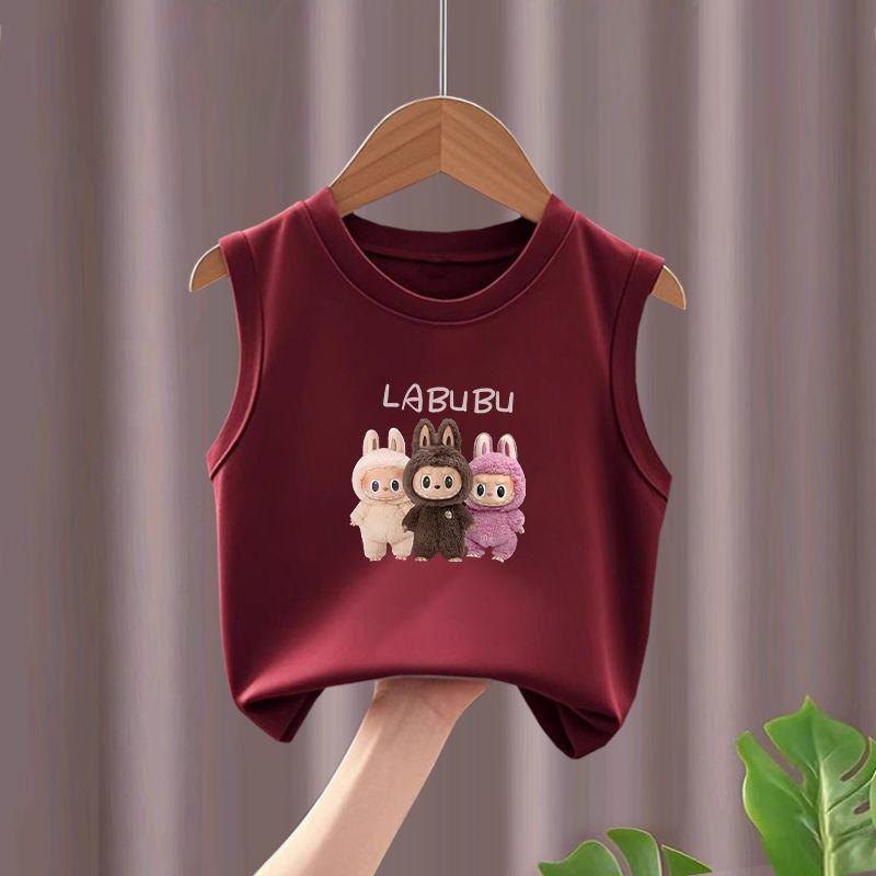 Children's Patterned Sleeveless Vest, Summer Casual Top for Boys and Girls