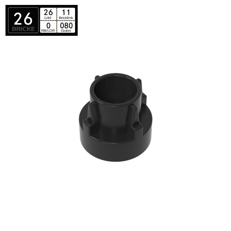 BRICKE Round 2x2 Guest Power Extension Ring, LEGO 32187 Compatible Building Blocks. 50g (~82 pcs)