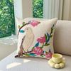 Simple Flower Chenille Towel Embroidery Sofa Pillowcase Cojines Polyester Decor Home Throw Cushion Cover Headboard Pillowcases