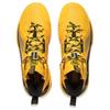 LiNing Furious 4 Herren Mittelhohe Basketballschuhe Boom Tech Leichtgewicht Rückprall Gelb ABFU015-7