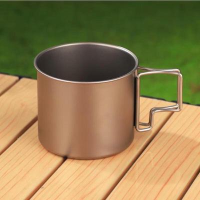 Gongziyu Outdoor Camping Mug with Foldable Handle