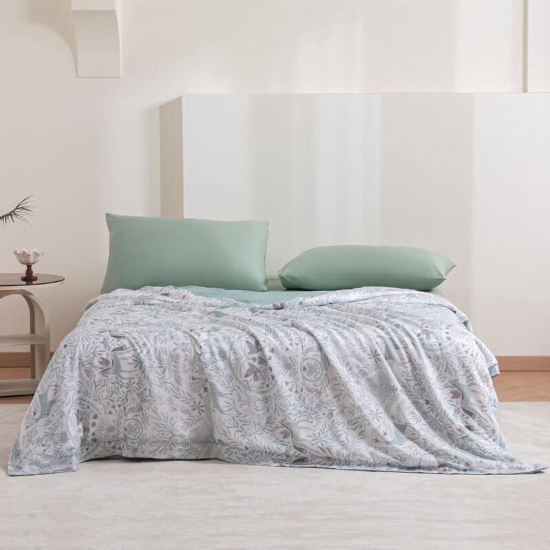 SILKUEEN Long-Strand Mulberry Silk Summer Quilt