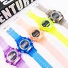 Digital Watch Shock Reading Round Dial Resistant Easy Anti-fade Precise Wristwatch for Children