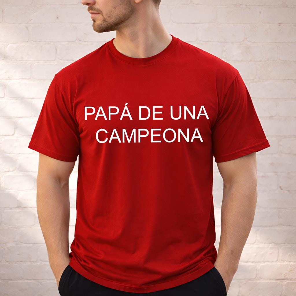 Proud Spanish Dad Shirts Fathers Day Men T Shirts Cotton Tops Hispanic Heritage Men Apparel Tees S красный