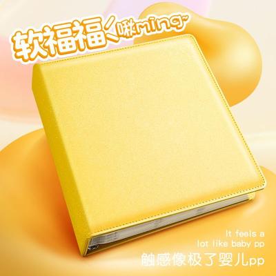 Sunwood Sparkling PU Binder A4/A5 Kpop Photocard Collect Book Large Capacity Card Holder Macaron PU Leather Idol Photo Album