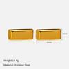 Europe United States Hot New Luxury High-End Stainless Steel Geometric Shape Earrings Multi-Style Fashion Hoop Earings