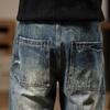 Mann Cowboy Hose Tapered Herren Jeans Hose Cargo Mode Loose Y2k Vintage Hochwertige Jeans