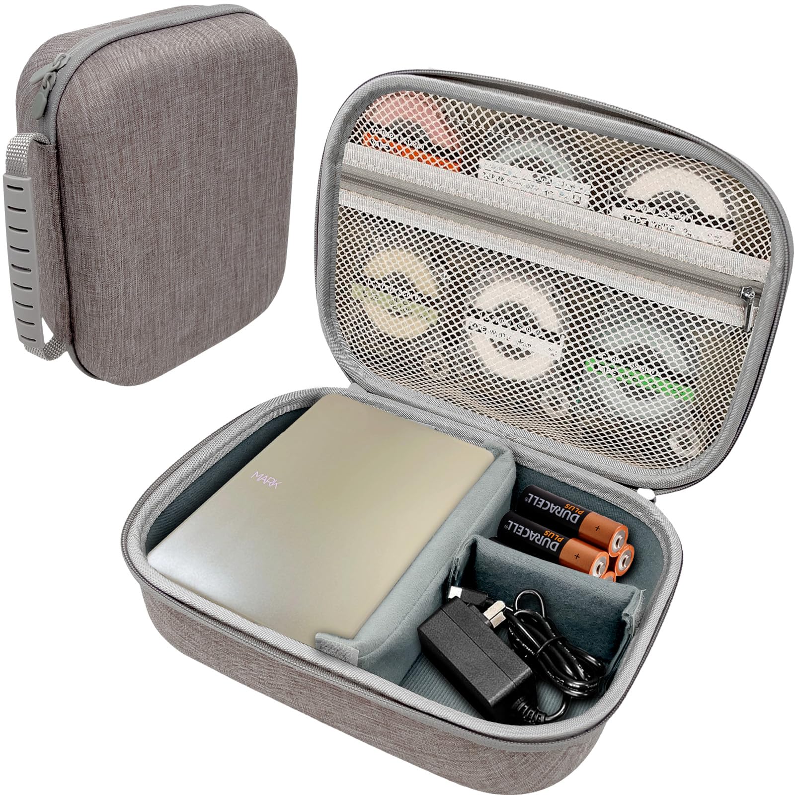 

Label printer storage case compatible with PRO and Includes storage bag for Tepra PRO AC adapter and tape Tepra SR-MK1/ SR-R5500/ SR-R5600 Casio