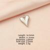 Trendy Stainless Steel Peach Heart Pendant Jewelry Accessory