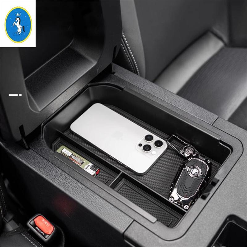 Plastic Car Central Control Storage Box Organizer Holder Tray Trim Accessories For Toyota Land Cruiser Prado 250 LC250 2024 2025