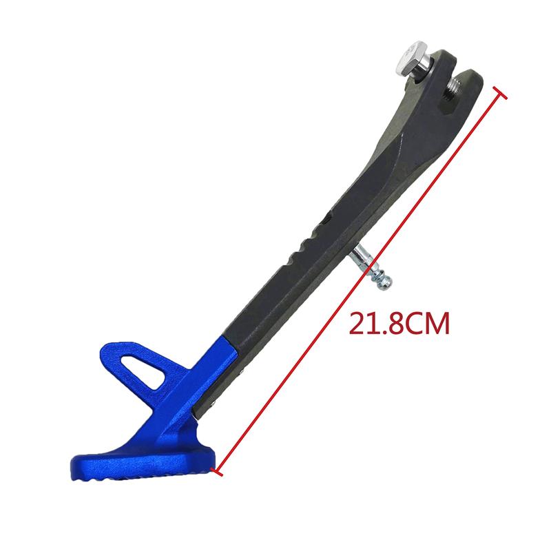 LMoDri Motorcycle Kickstands Motor Scooter Modified Foot Bracket Kickstand Aluminum Alloy Motorcycle Side