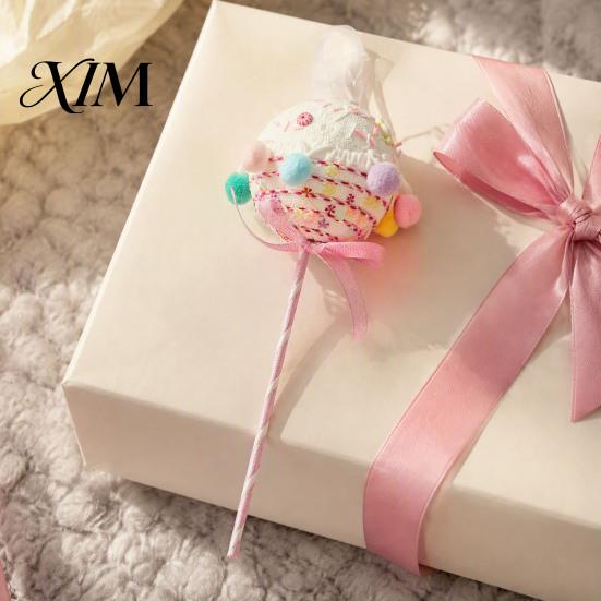 Seasonal Party Table Decorations Christmas Foam Ornament, Large Candy Cane Lollipop Gingerbread Gift Box Kids Safe Holiday Tree Hanging Decoration