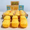 Large Cube Cheese Squeeze Stress Relief Toy - Decompression Artifact