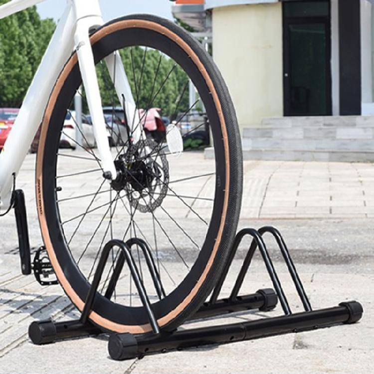 Bicycles Storage Organizers Two Bikes Floor Stand Replacement Bike Parking Rack Compacts Garage Bike Rack Enduring