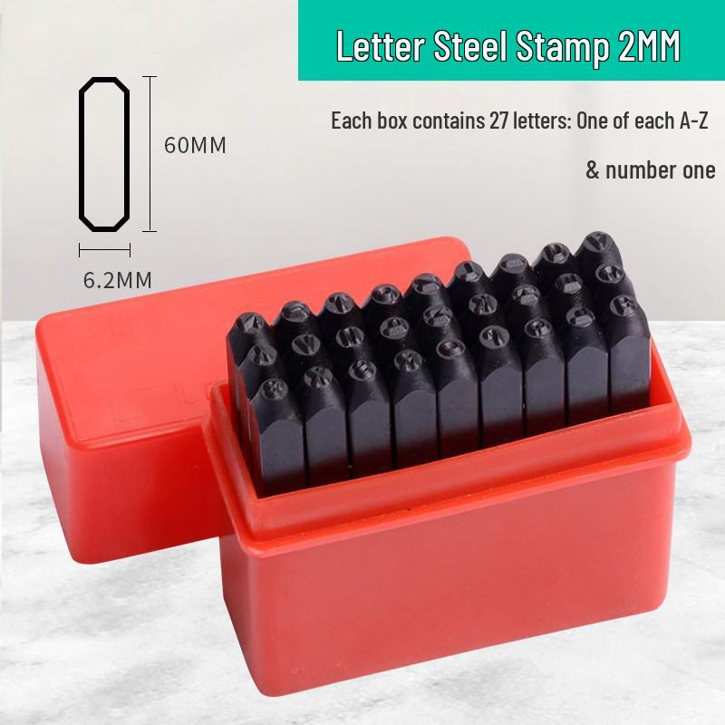 High Hardness Alloy Steel Hand-Stamping Jewelry Punch Tool for English Letters and Numbers