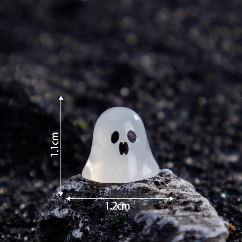 

10 шт. Фигурки призраков Фигурка Мини Миниатюры для микроландшафта Украшение на Хэллоуин Подарки Праздничный декор для вечеринки Реквизит Креативный