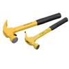 Yellow Steel Claw Hammer for Nail Pulling - Available In 0.25kg, 0.5kg, and 0.75kg.
