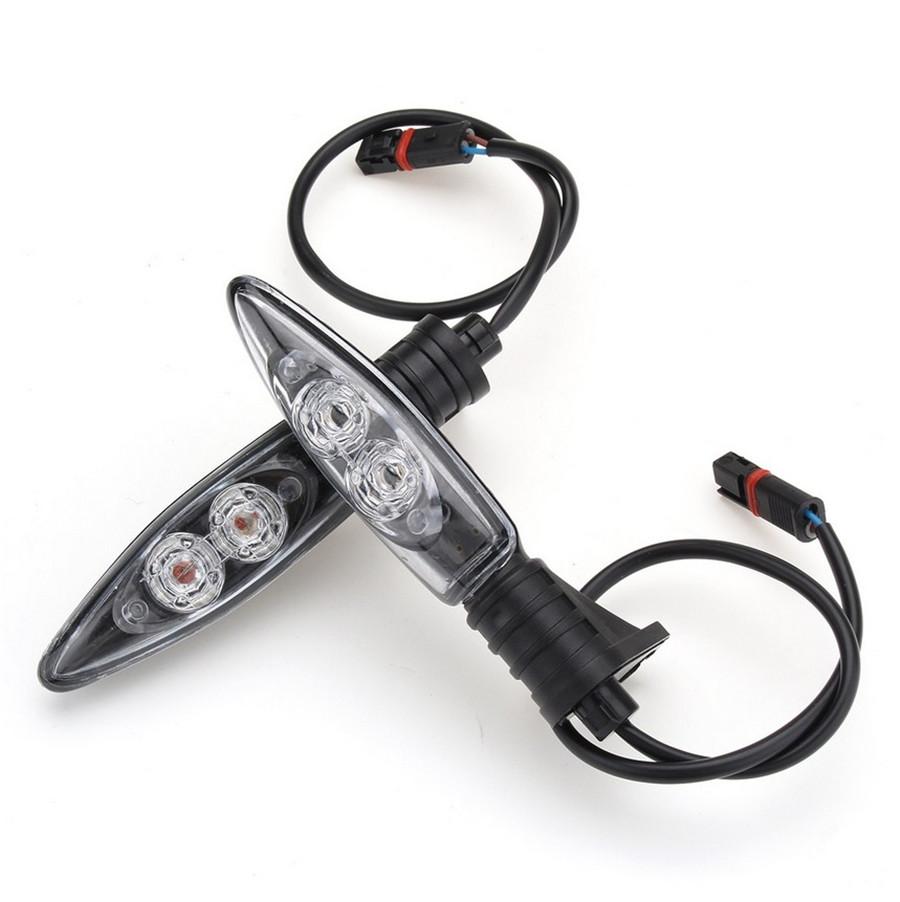 Pair LED Turn Signal Indicator Light For BMW S1000RR R1200GS HP4 F800GS R1200R
