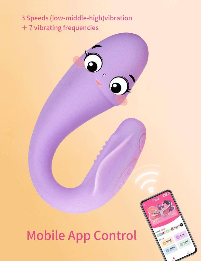 Pipi Pig Wireless Remote Control Vibrator for Women - Adult Erotic Self-Pleasure Toy