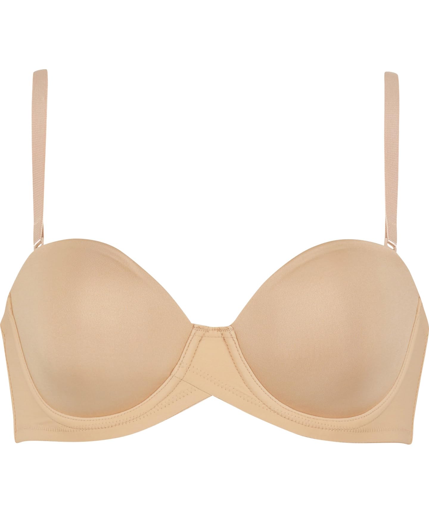

Wacoal EverChic Seamless Molded Mesh Material Inner Bra BRB694 KA B70 T-Shirt Bra, Strapless, Cups, (Cup Side),