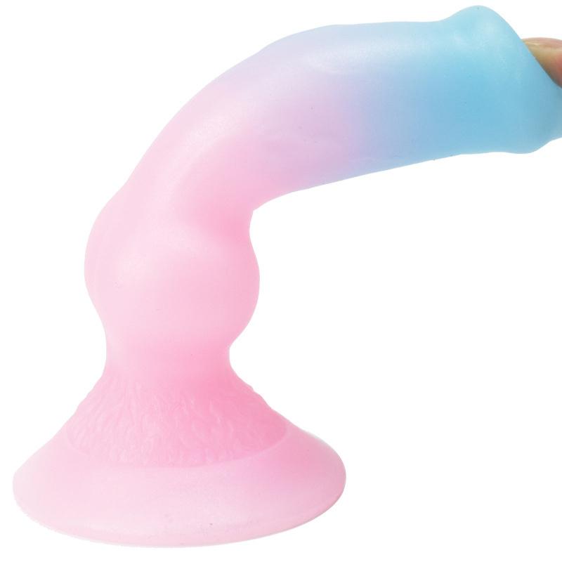 Luminous Dog Dildo Anal Plug Animal Dildo Sex Toys for Women Men Silicone Penis for Women Glow In The Dark
