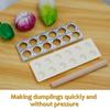 Aluminum Alloy Ravioli Maker 12 Holes Ravioli Tray Dumpling Mold Set with Rolling Pin Homemade Ravioli Maker Press Easy To Use