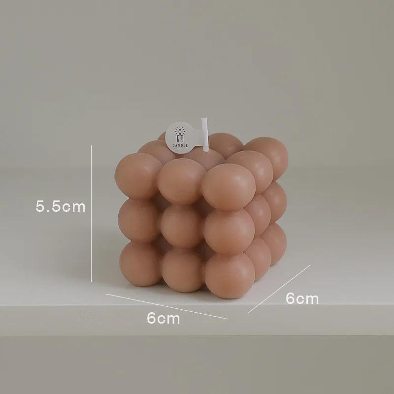 Bubble Cube Candles Handmade Scented Candles Aromatherapy Wedding Birthday Candle Party Home Decoration