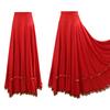 Women Ballroom Flamenco Dance Skirts Lyrical Ballroom Flowy Maxi Skirts for Ballet Classical Ethnic Dance Performance Costumes