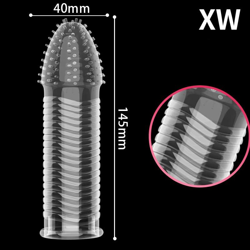 14 Typs Crystal Penis Enlargement Sleeve Penis Enlarger Sex Toys for Men Delay Ejaculation Condones Adult Sex Products