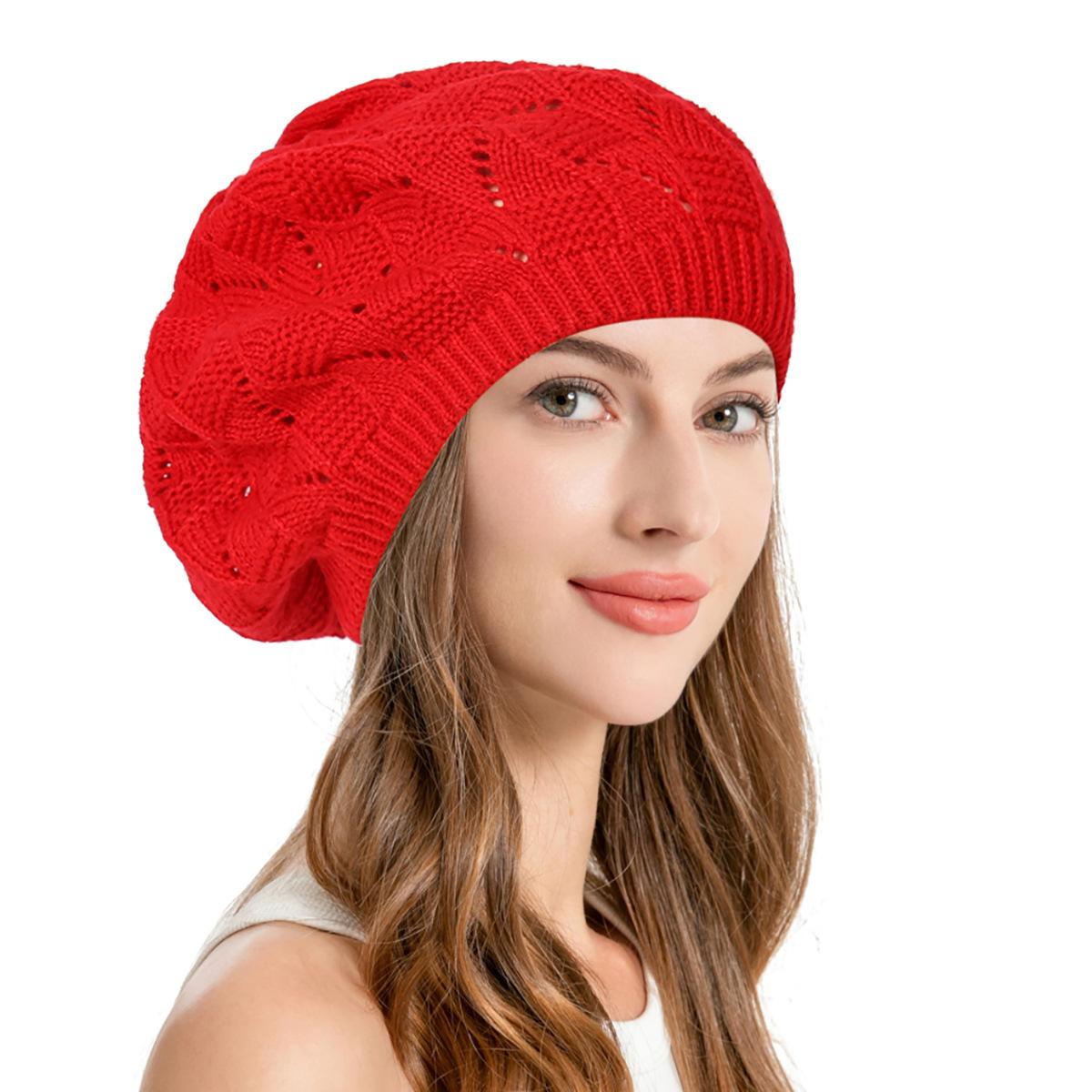 Лист Цветок, Берет, Универсальный, Ажурный, Шляпа художника