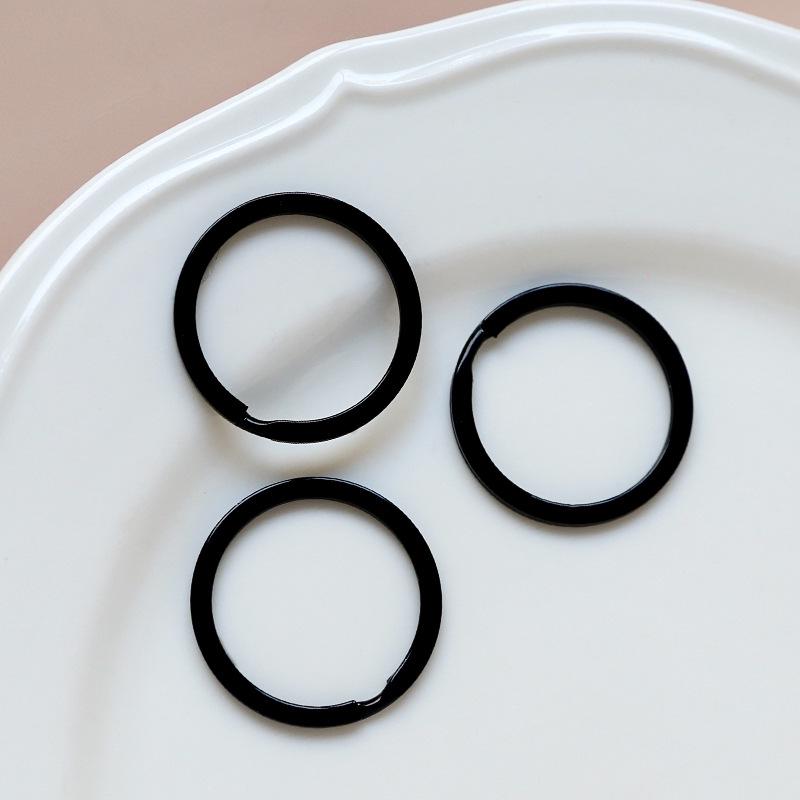 Macaron Color Heart Ring Keychain Clasp for DIY Jewelry, Bracelets, and Phone Chains