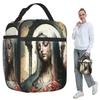 Virgin Mary Catholic Christian Mother Goddess 9 Insulated Lunch Bag for Kids School Cooler Thermal Food Box Tote Lunch Boxes