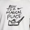 Nike Dri-Fit Letter Pattern Quick-Dry Breathable Crew Neck Sports Tee Men Tops White AO0650-133