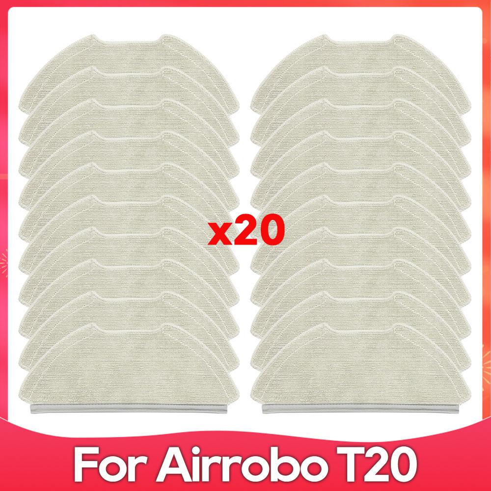 Compatible For ( AIRROBO T20+ ) Robot Vacuum Cleaner Roller Side Brush Filter Mop Cloth Dust Bag Part Accessory