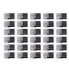 30Pcs Wire Plug in Connector 3 Pin with Locking Buckle No Stripping Quick Splice Clips for 18-16AWG LED Strip Light Electrical Cable 3mm Hole Dia