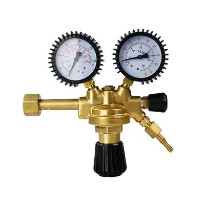 Argon Gas Meter Carbon Dioxide Meter Welding Pressure Reducer W21.8 Thread Pressure Reducing Regulator Up To 300bar