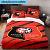 3PCS Stade Football Club Crest Bedding Set,Including 1pc Duvet Cover And 2pcs Pillowcases Perfect for Bedroom, Dormitory, Fan Christmas gift