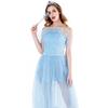 M-XL Snow White Princess Dress Frozen Cosplay Costume Women Halloween Party