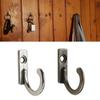 10 Pcs Heavy Duty Robe Hook Simplicity Hanger Vintage Bronze Small Hooks for Hanging Hat Towel Bag Rope Easy to Install