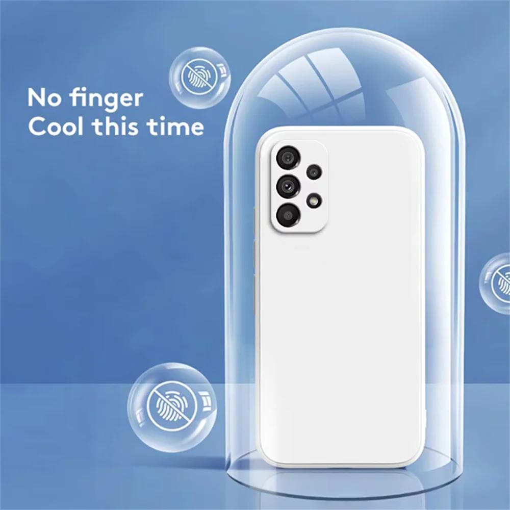 Luxury Liquid Silicone Phone Case For Samsung A13 A14 A15 A21S A25 A31 A32 A33 A34 A35 A36 A41 A42 A50 A51 A52 Back Cover