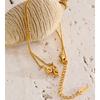 Yhpup Delicate Shiny Cubic Zirconia Necklace Pendant for Women Daily Wear Collar Jewelry