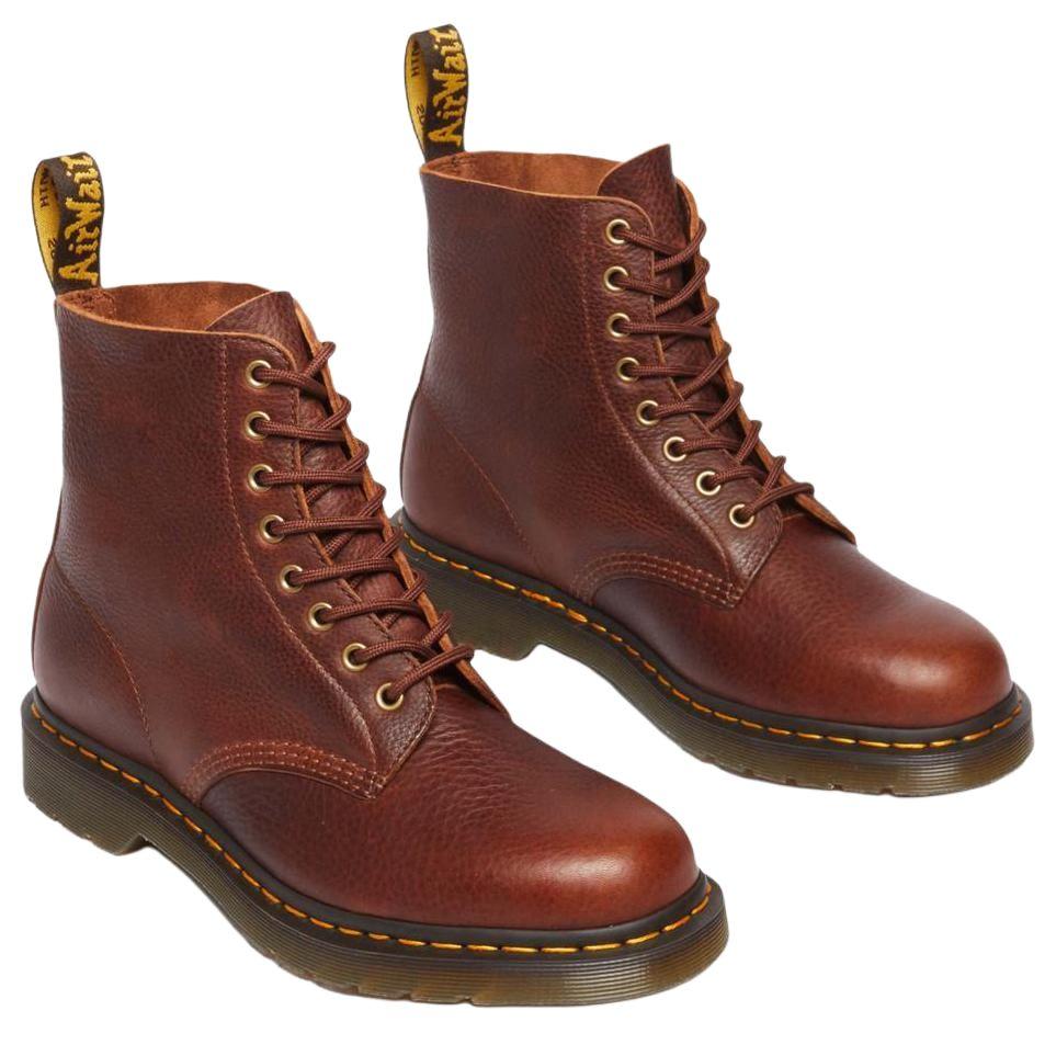 Dr. Martens 1460 Leather Fashion Mid-Calf Boots Men Boots Brown 31976253
