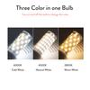 Led Corn Light Bulb 5w-15w Ceramic Lights 360° G9 Tricolor 3 Color Changing 220v Lighting For Home Without Flickering Decorative