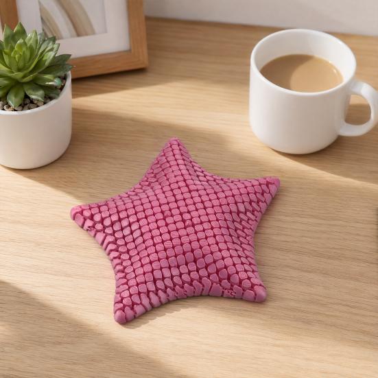 3D Printed Starfish Fidget Toy, Compact Palm-Sized Stress Relief Squishy Puzzle Toy, Flexible Durable Handheld Desk Decor Gift for Kids Adults