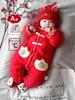 Newborn Baby Winter Onesie for Chinese New Year - Padded, Thick, for Boys & Girls