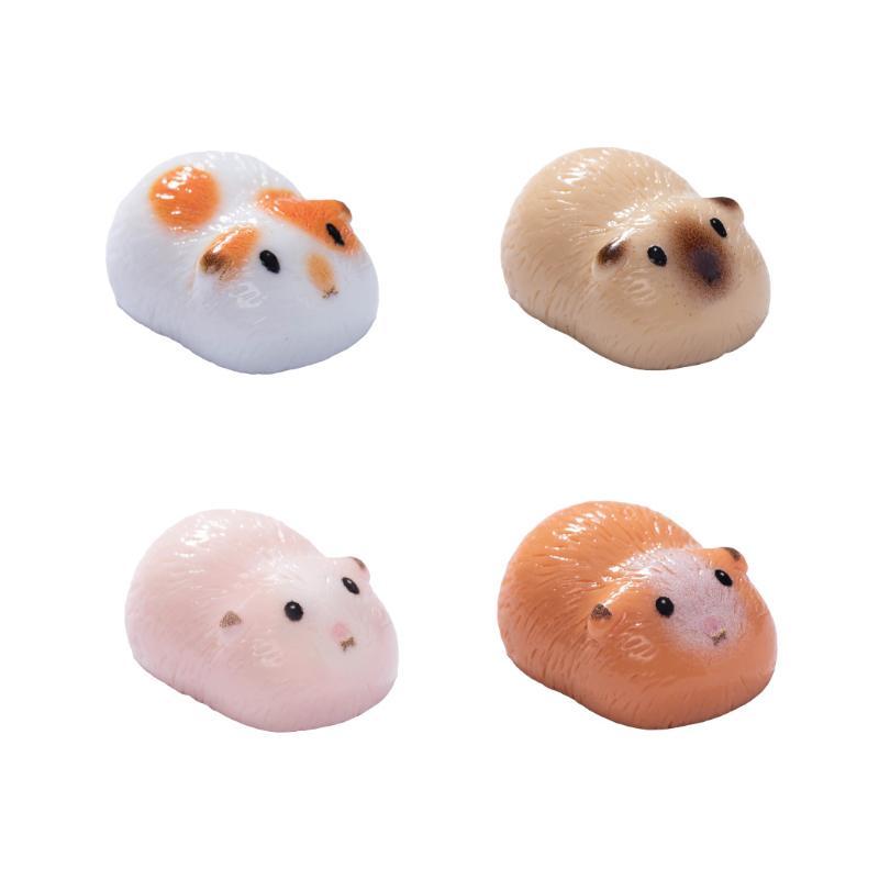 20Pcs Mini Guinea Pig Figurines Resin Cavy Miniature Animals Figurines Fairy Garden Miniature Moss Landscape Diy Crafts