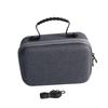 EVA Case with Handle Slots Cell Phone Carrying for Travel Outdoor Gray