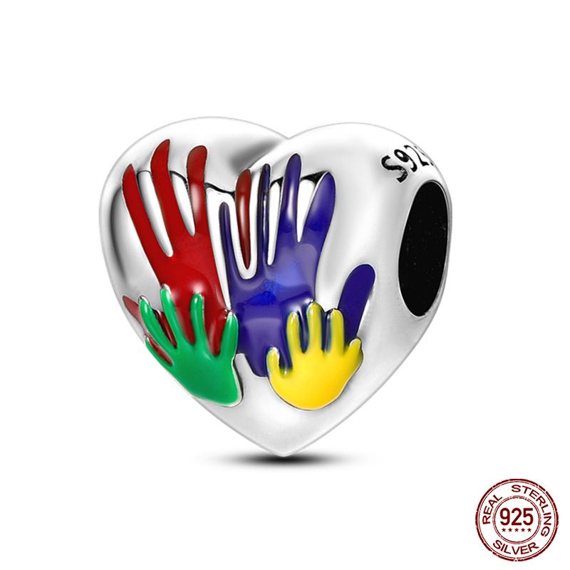 100% Copper Love Strawberry Cherry Red Series Charm Beads For Brand Original Bracelet Diy Fine Jewelry Gift